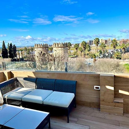 Alojamientos Puerta Palma Con Vistas Y Parking Badajoz Eksteriør billede